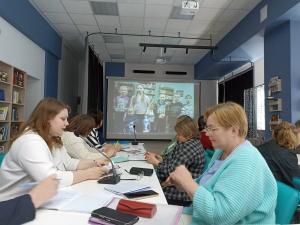 Делится опытом зав. Градницким СФ Нилкина Е.А.