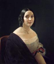 Неизвестная в лиловой шали